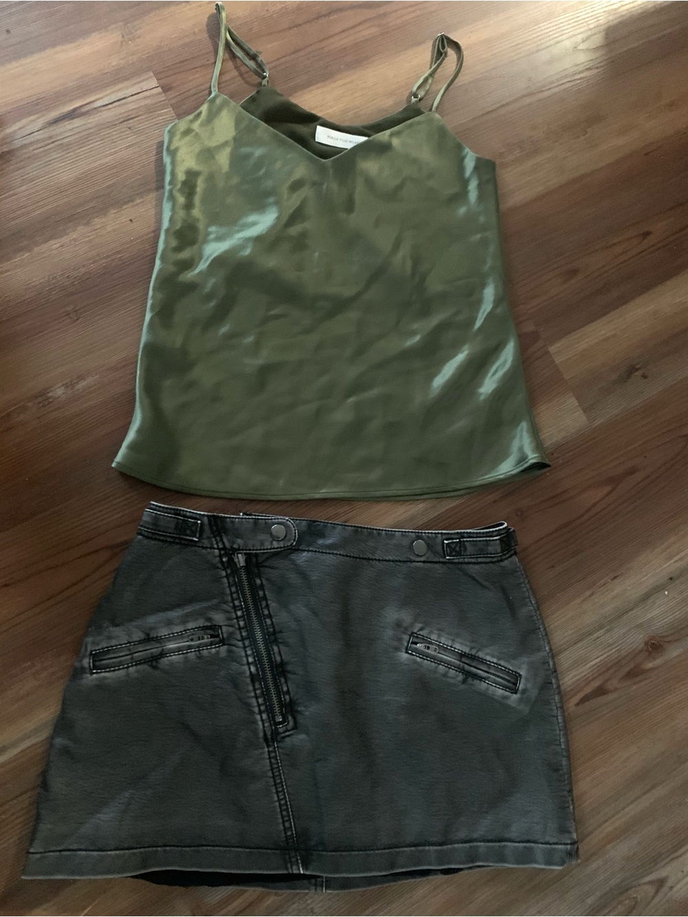 Free People Mini Skirt sz2 & Masa For Wear Designer Camisole XS/S.